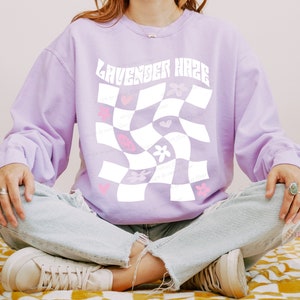 Lavender Haze Sweatshirt, Comfort Colors Sweatshirt