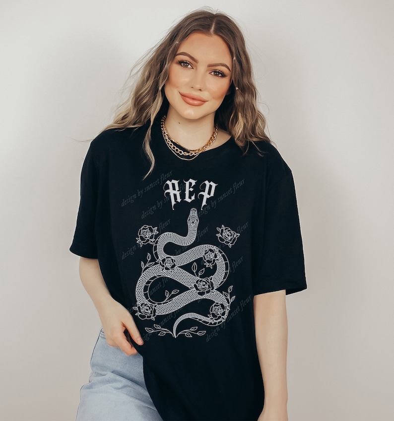 Rep Shirt, Rose-embraced Serpent Shirt, Taylor's Rep Iconic Era - Etsy