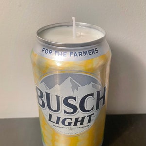 Busch Light Corn handgemaakte sojakaars met aangepaste geur