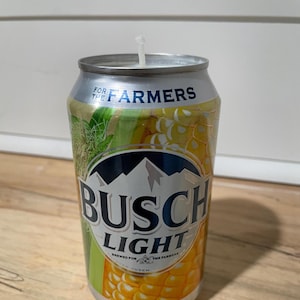 Busch Light New Corn handgemaakte sojakaars met aangepaste geur