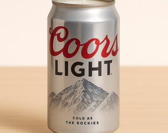 Coors Light Handmade Soy Candle with custom scent