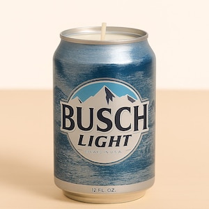 Busch Light Handmade Soy Candle with custom scent