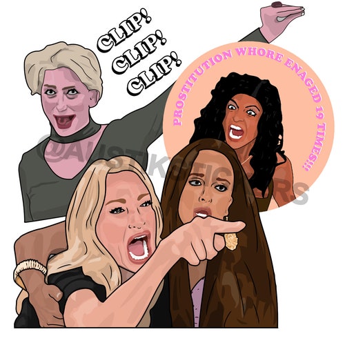 Bravo Real Housewives Sticker Set / Housewives Quotes Etsy
