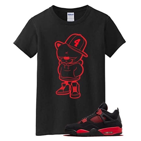 black cat jordan shirt