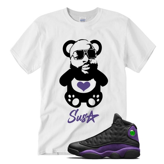 White ROSS T Shirt for Air Jordan 13 