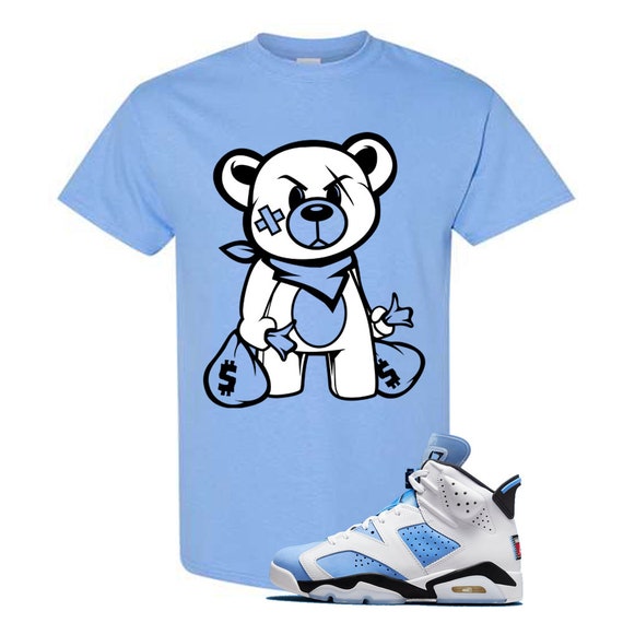 Carolina Blue BEAR T Shirt for Air 