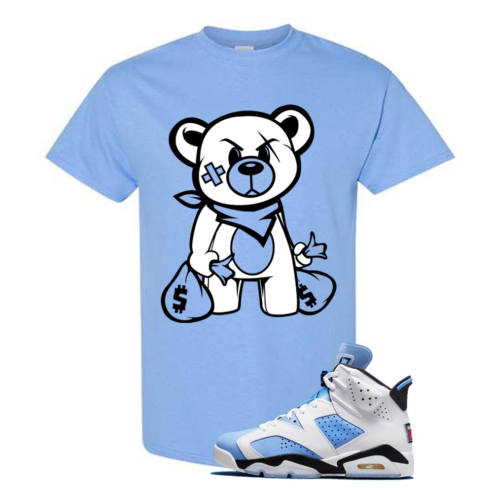 Carolina Blue BEAR T Shirt for Air 