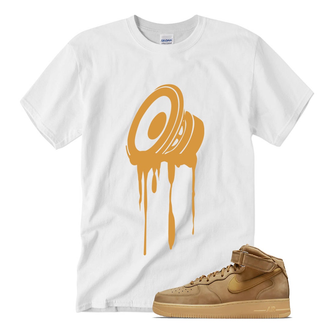 wheat air force 1 shirt