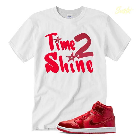 jordan 1 shirt red