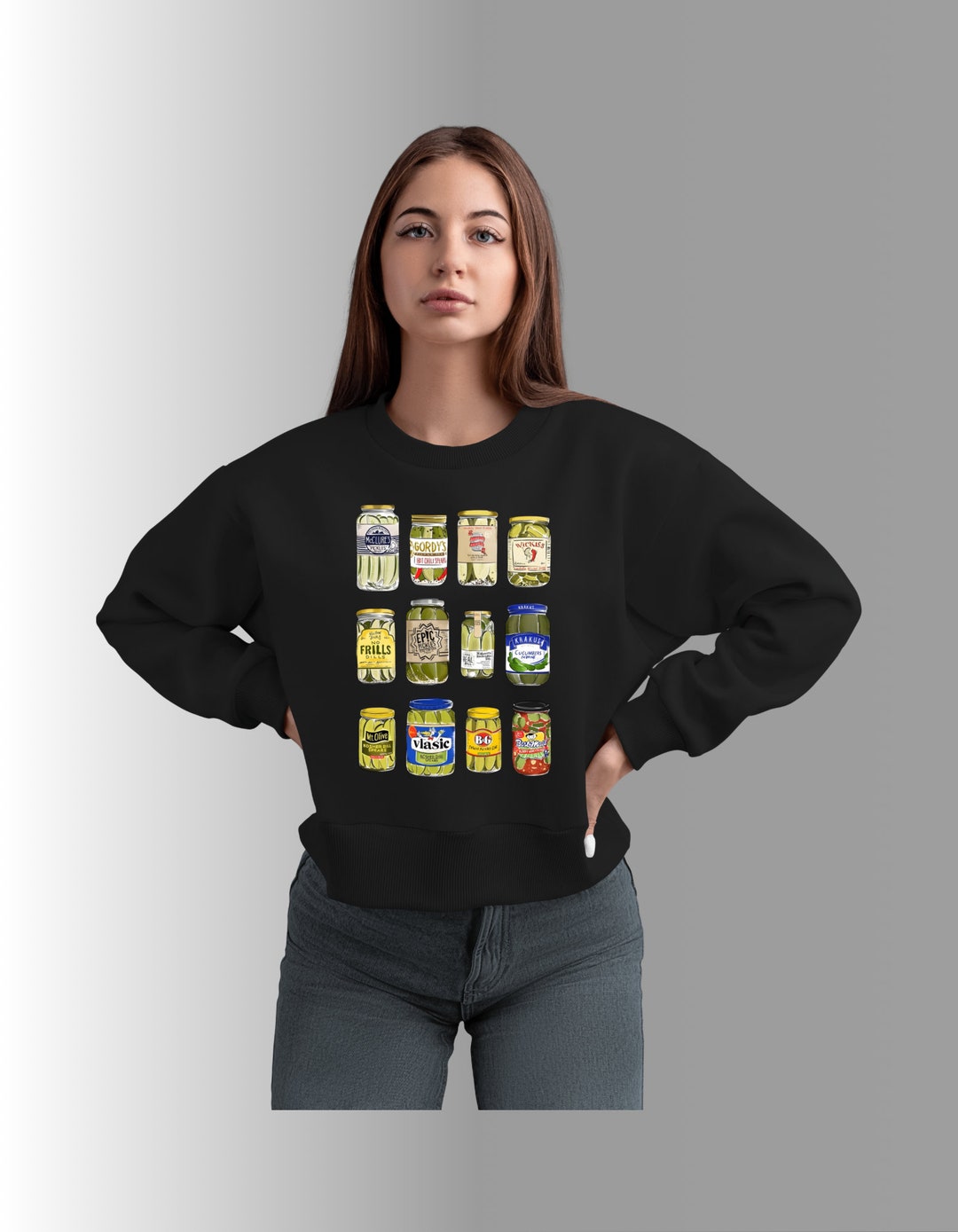 Pickles Crewneck Sweatshirt Etsy