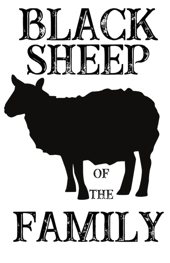 Black Sheep of the Family PNG Digital Download Etsy