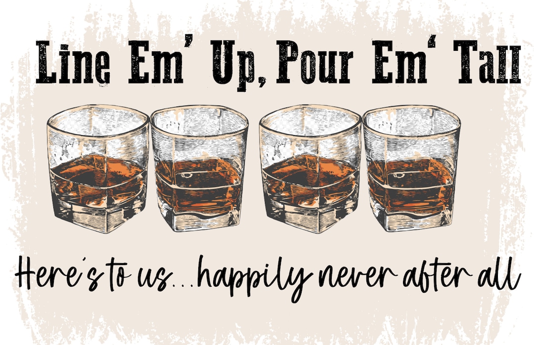 3 Pack Line Em Up, Pour Em Tall Png Digital Download - Etsy