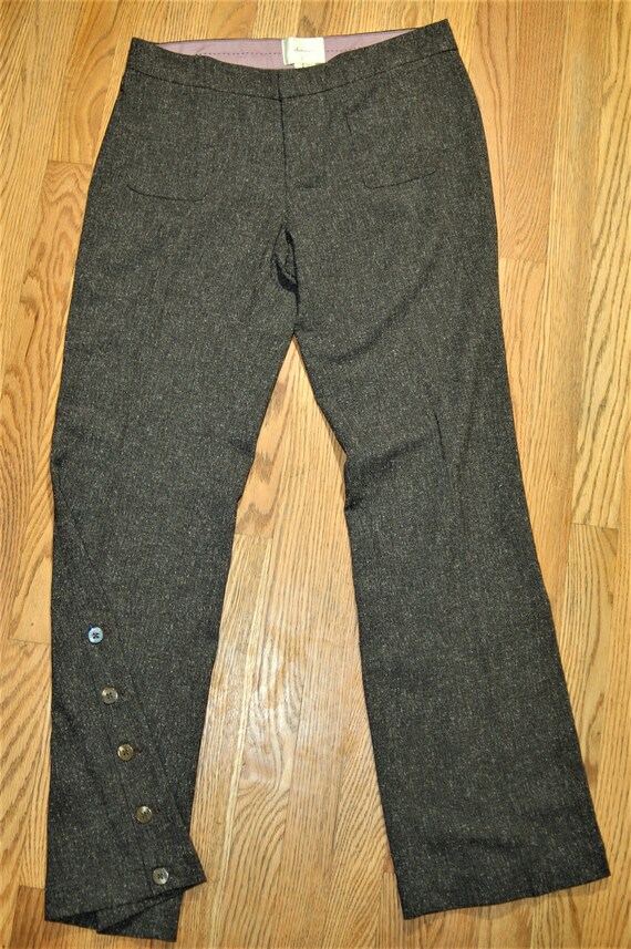 Vintage Anthropologie Elevenses Wide Leg Pants Tr… - image 1