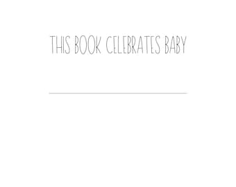 Páginas imprimibles complementarias para el libro del bebé