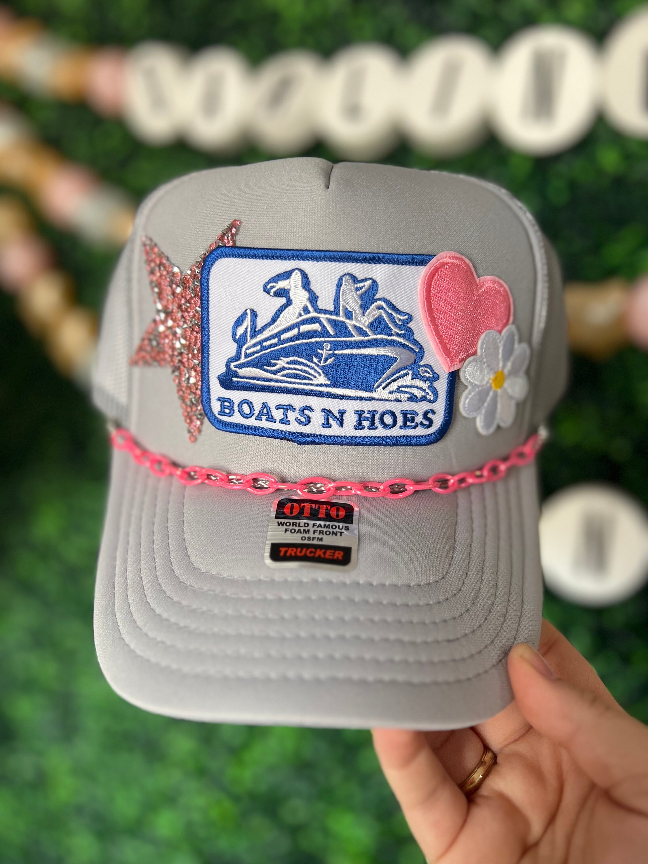 [SALTY FLOWER]★ RIBBON EMBROIDERED SIGNATURE CAP Generic Spring Embroidered Flower Hat Women's Satin Baseball