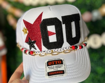 University of Oklahoma Boomer Sooner Bougie College Football Snap-back Otto Ball Cap