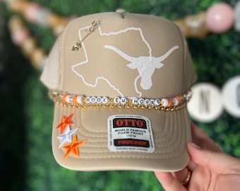 University of Texas Hook ‘Em Horns Bougie College Football Snap-back Otto Ball Cap