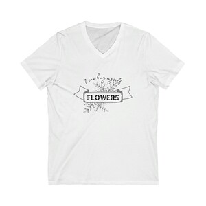 Unisex Jersey Short Sleeve V-Neck Tee