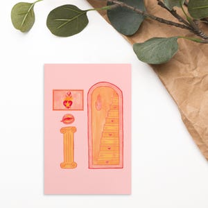 Cartão postal padrão do amor liminar
