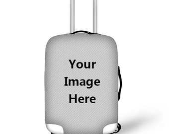 Travel Luggage Cover Yellow Banana White Black Striped Pattern Suitcase Protector Travel Luggage Cover Yellow Banana White Black Striped Pattern Suitcase Protector