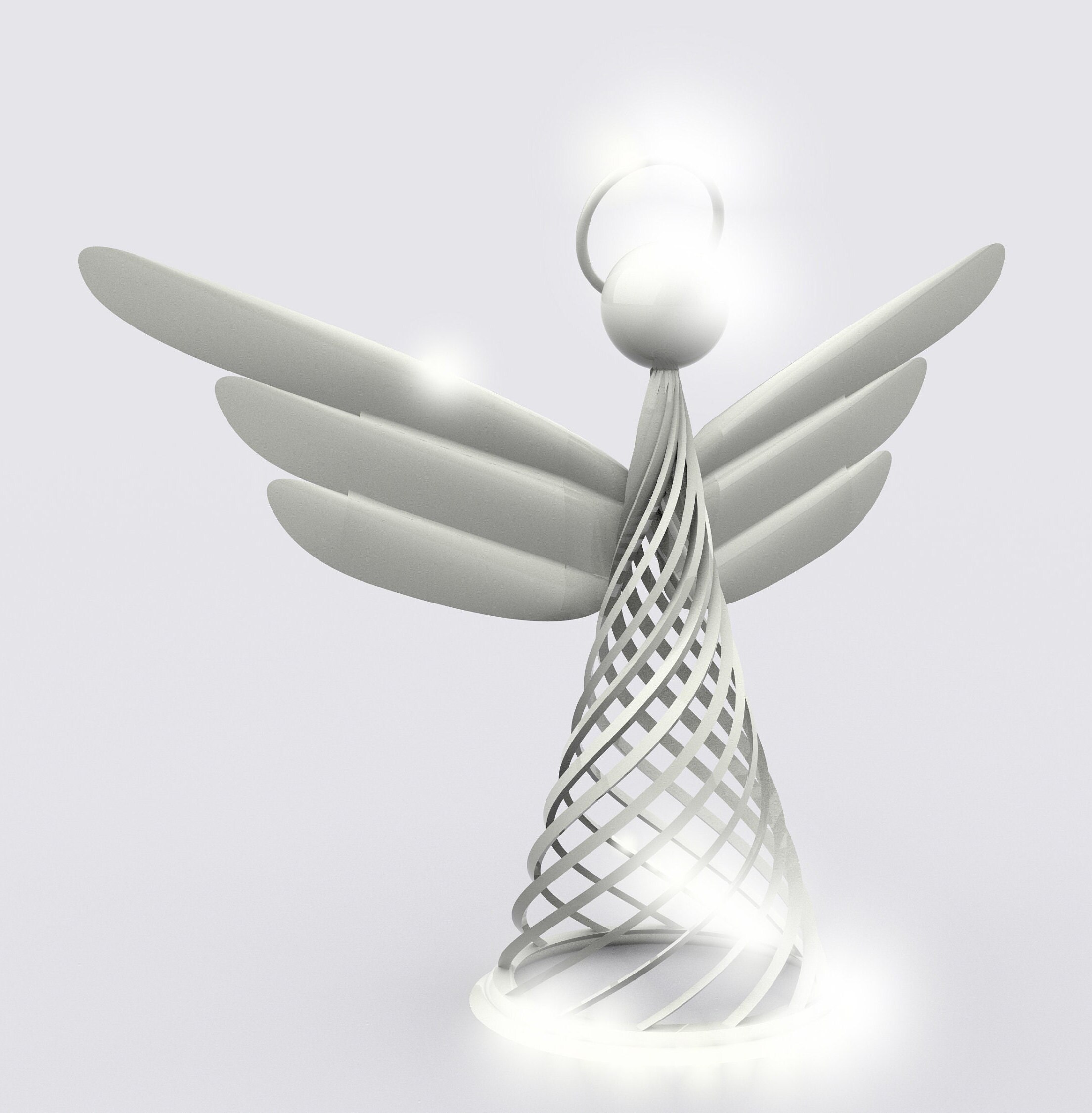 3d Models STL Drawing 3d Printer and Cnc-angel Design Christmas ...