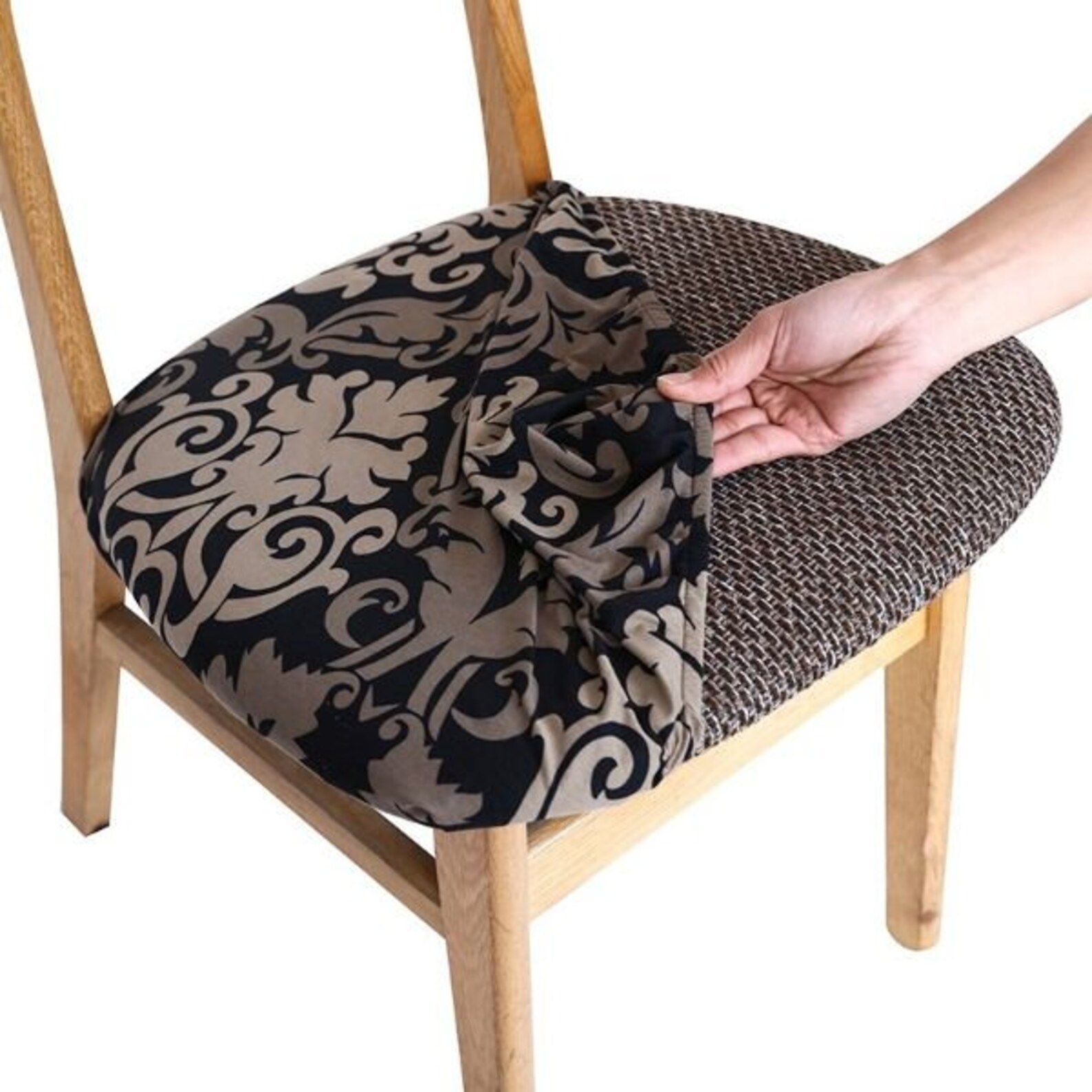 Stretch Chair Seat Covers Kitchen Dine Chair Slipcovers Etsy
