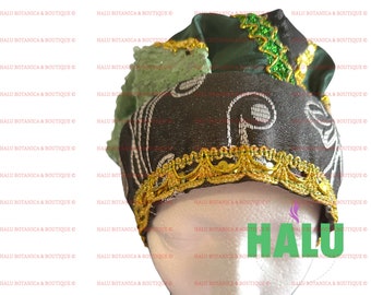 Ogun Hat brilloso/ Gorro Ogun / Santeria Osha