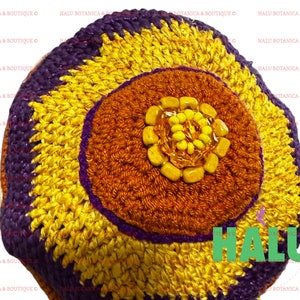 Knitted San Lazaro Hat/ Gorro San Lazaro Tejido / Santeria Osha