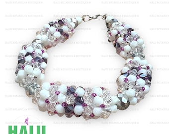 Ilde de Mazo Obatala Moro/Pulsera Obatala Moro / Manilla de Obatala/ Santería Osha