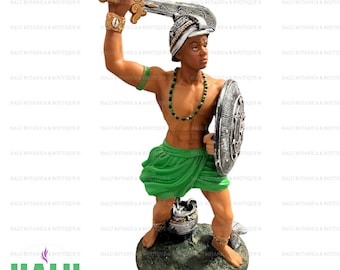 14" Estatua de Ogun / Estatua de Ogun/ Santería