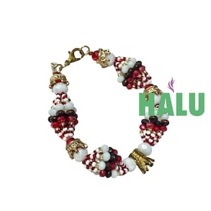 Ilde de Mazo Shango/ Chango Bracelet / Manilla de Shango/ Santeria Osha