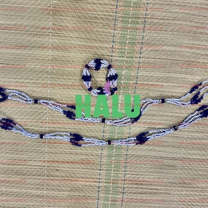 25" San Lazaro Babalu Aye Asojano Collar Combo/ Santeria