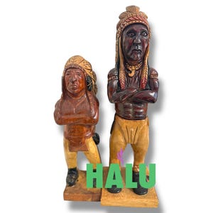 Estatua india/ Indio de Madera Estatua/ Santería IFA