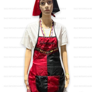 Set Delantal y Quilla Elegua/Set Apron and Bandana for Elegua/Santeria