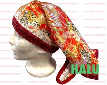 Quilla De Chango Tigre en Satin/ Chango Satin Bandana/ Santeria