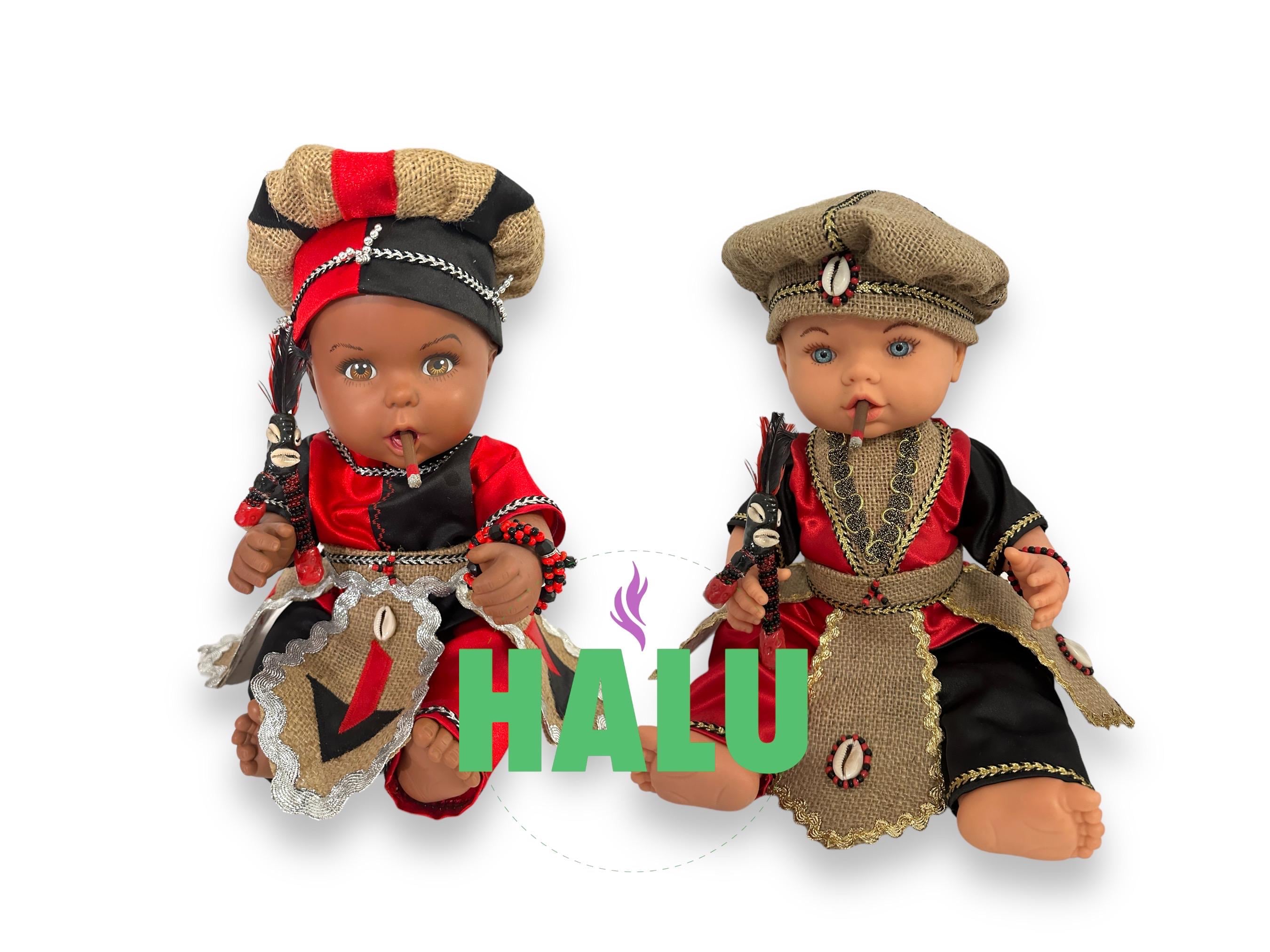 Muñeco Religion Elegua con Saco/ Elegua Eshu Religious Doll /Santeria IFA