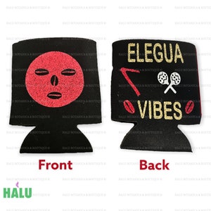 Elegua Can Coolers/ Enfriador de Lata Elegua/ Santeria/ Orisha&#39;s Gift