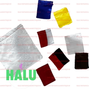 Bolsas Para Los Caracoles De Santo Obatala/ Bags For Your Saint&#39;s Shells/ Santeria IFA