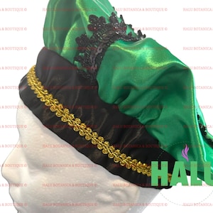 Ogun Hat Green/ Gorro Ogun / Santeria Osha