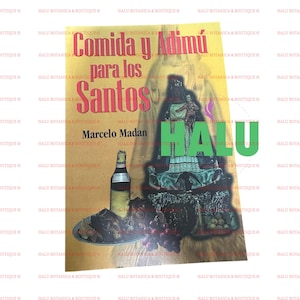 Comida y Adimu para los Santos libro/ Religion Yoruba Book/ Libro Religion Lucumi/ Santeria