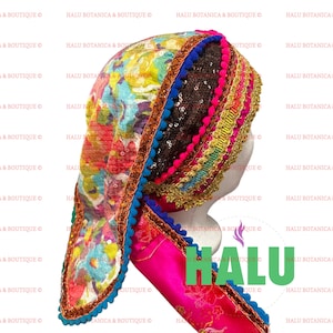 Oya Quilla/ Gorro Bandana Oya/ Santeria Quillas IFA