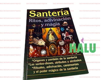 Santeria Ritos, adivinacion, y magia libro/ Religion Book/ Libro Religion Lucumi/ Santeria