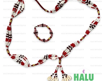 Mazo-halsband Shango con Ilde / Chango Mazo-ketting met ilde/ sango-halsband