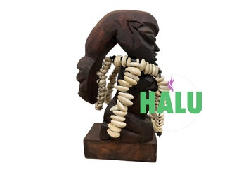 Autêntico Tradicional Yoruba Eshu Aje/Estátua Espiritual de Esu/Ferramentas IFA Babalao