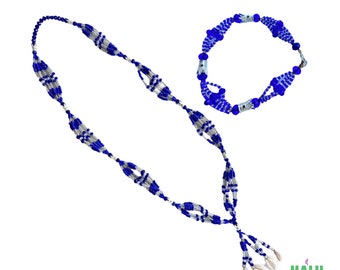 25 zoll Kragen von Mazo Yemaya mit Ilde / Yemaya Mazo Collar mit Ilde 25 zoll / Collar de Santo