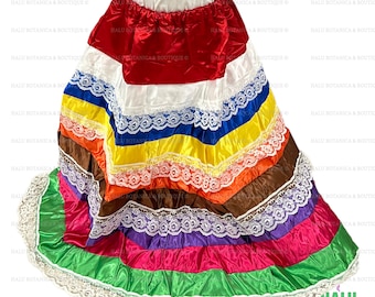 9 Colors Skirt/ Saya 9 Colores/ Santeria/ Yoruba