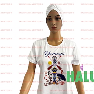 Yemaya Shirt/ Camiseta de Yemaya/ Regalos Yoruba Religion Orishas Ifa / Gift Premium T-Shirt