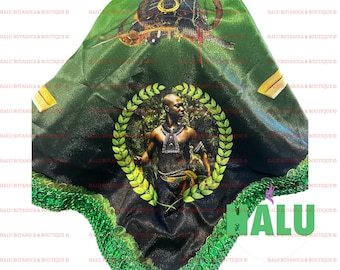 Quilla De Ogun en Satin/ Oggun Satin Bandana/ Santeria
