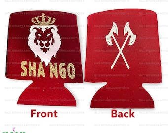 Shango-blikjeskoelers/ Enfriador de Lata Chango/ Santeria/ Orisha's Gift