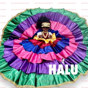 Muñeca Religiosa Oya/ 9 Colores Doll/ Oya Religious Doll/ Santeria